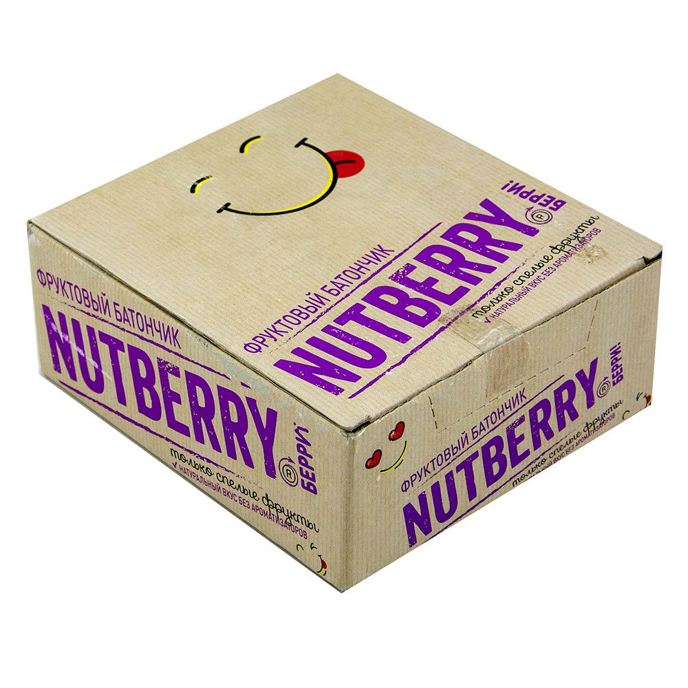 Батончик Nutberry фруктовый финик/клюква 30 г купить в Красноярске с  доставкой на дом в интернет-магазине 