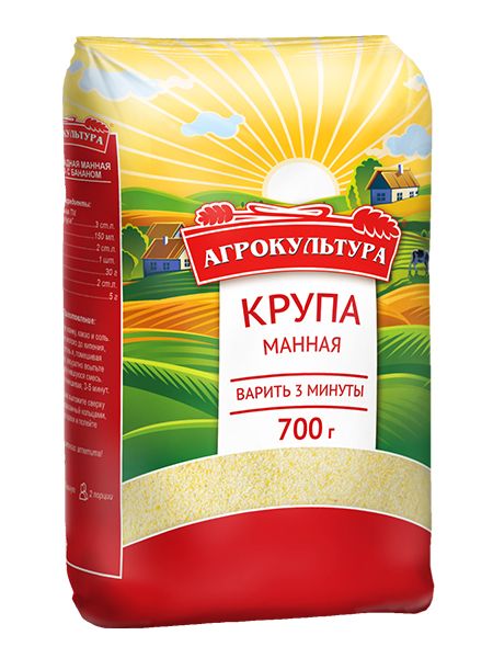 Крупа манная Агрокультура 700г купить в Красноярске с доставкой на дом ...