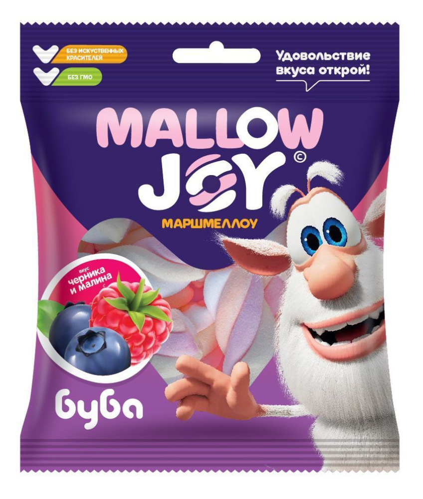 Маршмеллоу флоу БУБА MALLOW JOY с ароматом черники и малины 25г купить в  Красноярске с доставкой на дом в интернет-магазине 