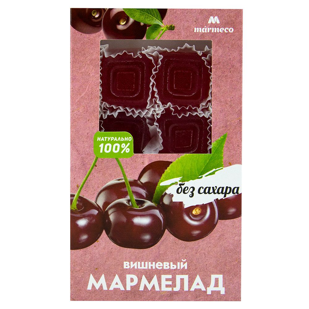 Мармелад без сахара Со вкусом вишни 170г купить в Красноярске с доставкой  на дом в интернет-магазине 