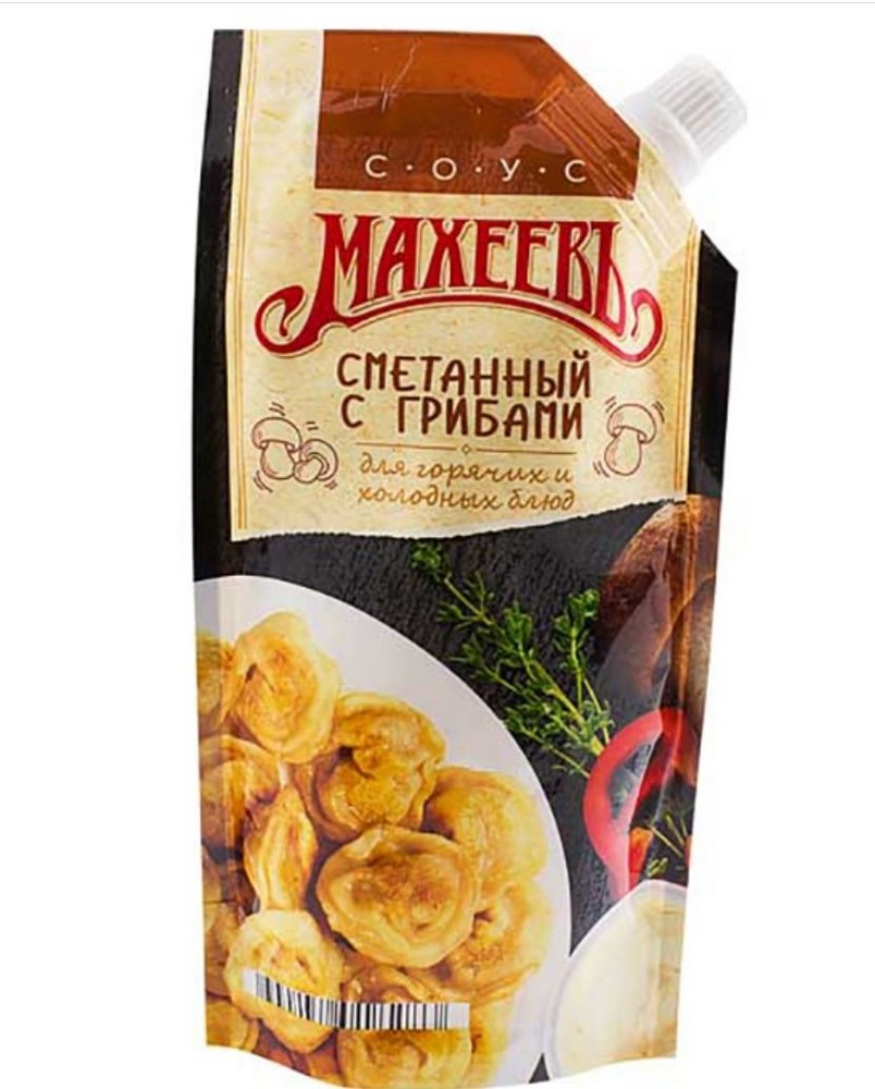 Майонезный соус сметанный с грибами Махеев 200г