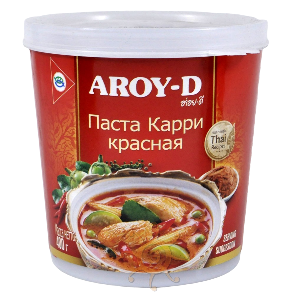 Паста карри красная AROY-D, 400 гр купить в Красноярске с доставкой на дом  в интернет-магазине 