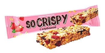 So Crispy с клубникой 40г купить в Красноярске с доставкой в интернет-магазине "Ярбокс"