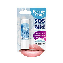 Бальзам для губ SOS восстановление Beauty Visage 3,6г