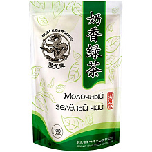 Чай зеленый Черный дракон Молочный листовой 100г купить в Красноярске с доставкой на дом в интернет-магазине "Ярбокс"