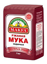 мука ржаная Макфа 1кг купить в Красноярске с доставкой в интернет-магазине "Ярбокс"