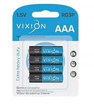 Батарейка Vixion солевая R03P - AAA (блистер 4шт)