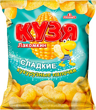 Кукурузные палочки Кузя Лакомкин с сахарной пудрой, 100 гр купить в Красноярске с доставкой в интернет-магазине "Ярбокс"