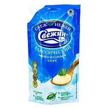 Майонезный соус классический Свежин 37% 200г купить в Красноярске с доставкой в интернет-магазине "Ярбокс"