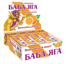 Конфета жевательная Баба Яга апельсин, 11 гр купить в Красноярске с доставкой в интернет-магазине "Ярбокс"