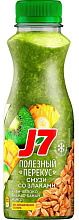 J7 Cмузи 0,3л Киви-яблоко-ананас-манго купить в Красноярске с доставкой в интернет-магазине "Ярбокс"
