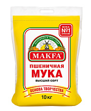 Мука пшеничная Макфа мешок 10кг купить в Красноярске с доставкой в интернет-магазине "Ярбокс"