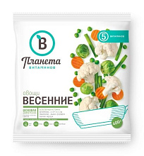 Овощи Весенние Планета Витаминов замороженные 400г купить в Красноярске с доставкой в интернет-магазине "Ярбокс"