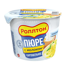 Пюре картофельное Роллтон с молоком 40г купить в Красноярске с доставкой в интернет-магазине "Ярбокс"