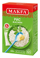 Крупа рисовая шлифованная Рис Жасмин (66гр*6пак) купить в Красноярске с доставкой в интернет-магазине "Ярбокс"