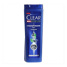 Шампунь CLEAR pro nutrium MEN глубокое очищение 2в1 400ml