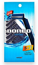 Станок для бритья  одноразовый DORKO 2 лезвия  фиксирующая головка (5+1 шт. в подарок)