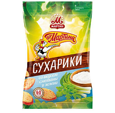 Сухарики "От Мартина" сметана и зелень 60гх24 купить в Красноярске с доставкой в интернет-магазине "Ярбокс"