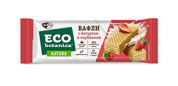 Эко ботаника вафли с йогуртом и клубникой 25г купить в Красноярске с доставкой в интернет-магазине "Ярбокс"