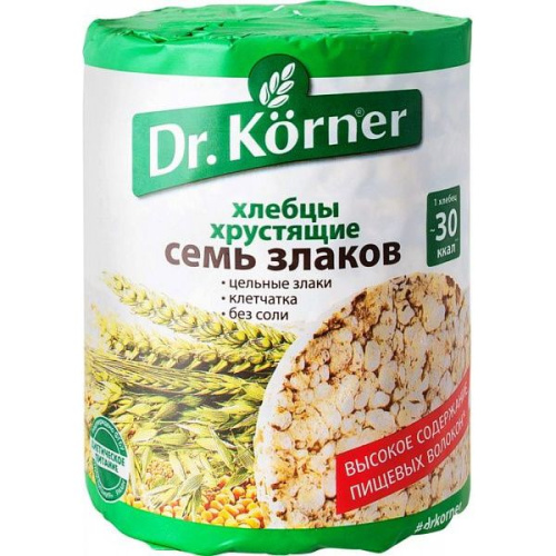 Хлебцы Dr. Korner 7 злаков, 100гр