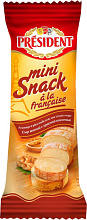 Сыр мягкий Президент с красной плесенью Mini snack a la francaise БЗМЖ 60% 90г