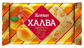 Халва подсолнечная с курагой Тимоша 250г купить в Красноярске с доставкой в интернет-магазине "Ярбокс"