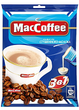 Кофе Маккофе со вкусом сгущеного молоко  3в1  10 пакетиков по 20г купить в Красноярске с доставкой на дом в интернет-магазине "Ярбокс"