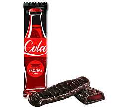 Мармеладные батончики в шоколаде Кола вкус колы 22г купить в Красноярске с доставкой в интернет-магазине "Ярбокс"