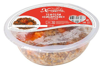 Тефтели сибирские с гречкой, Кухня Большой Страны 250г купить в Красноярске с доставкой в интернет-магазине "Ярбокс"