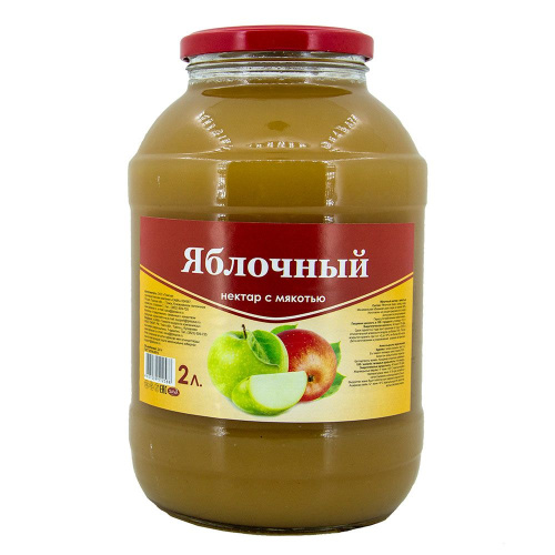 Нектар Сава Яблочный с мякотью 2л купить в Красноярске с доставкой в интернет-магазине "Ярбокс"