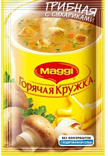 Горячая кружка Maggi грибная с сухариками, 20 гр купить в Красноярске с доставкой в интернет-магазине "Ярбокс"