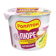 Пюре картофельное Роллтон со сливками 40г купить в Красноярске с доставкой в интернет-магазине "Ярбокс"