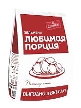 Пельмени Любимая порция Сальников 800г купить в Красноярске с доставкой в интернет-магазине "Ярбокс"