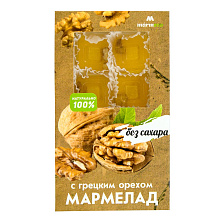 Мармелад без сахара С грецким орехом Мармеко 170г купить в Красноярске с доставкой в интернет-магазине "Ярбокс"