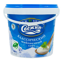 Майонезный соус классический Свежин 37% 800г купить в Красноярске с доставкой в интернет-магазине "Ярбокс"