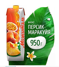 Напиток сывороточный Мажитэль персик,маракуйя 0.05%, 950мл
