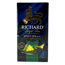 Чай черный Ричард Кингз ти №1 25 пакетиков по 2г купить в Красноярске с доставкой на дом в интернет-магазине "Ярбокс"