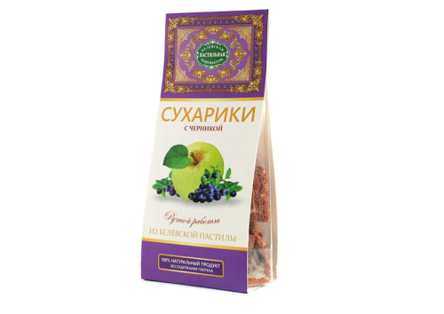 Сухарики черника 40г купить в Красноярске с доставкой в интернет-магазине "Ярбокс"
