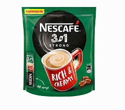 Кофе Nescafe 3в1 крепкий, 10 шт купить в Красноярске с доставкой на дом в интернет-магазине "Ярбокс"
