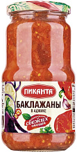 Баклажаны Пиканта в аджике, 520 гр купить в Красноярске с доставкой в интернет-магазине "Ярбокс"