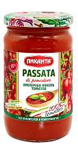 Пассата  протертая мякоть томатов "Пиканта" 340гх10 купить в Красноярске с доставкой в интернет-магазине "Ярбокс"