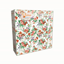 Салфетки Veiro 3-сл 33*33 20шт Цветы Винтаж