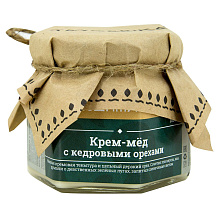 Крем-мёд с кедровым орехом Тайгарика 100мл. купить в Красноярске с доставкой в интернет-магазине "Ярбокс"