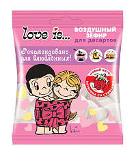 Воздушный зефир LOVE IS зефир для десертов 125гр купить в Красноярске с доставкой в интернет-магазине "Ярбокс"