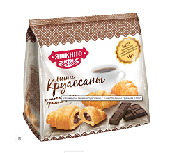 Мини круасан с шоколадным кремом Яшкино, 180 гр купить в Красноярске с доставкой в интернет-магазине "Ярбокс"
