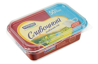 Сыр плавленный Сливочный БЗМЖ 50% Киприно 180г