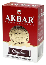 Чай черный Акбар Цейлон крупнолистовой 250г купить в Красноярске с доставкой на дом в интернет-магазине "Ярбокс"
