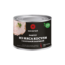 Паштет из мяса косули Мясничий с паприкой 240г купить в Красноярске с доставкой в интернет-магазине "Ярбокс"