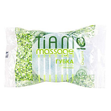 Губка для тела TIAMO Massage КРУГ поролон+массаж