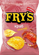 FRY’S чипсы из натур. картофеля вкус Зубастый краб 35г купить в Красноярске с доставкой в интернет-магазине "Ярбокс"
